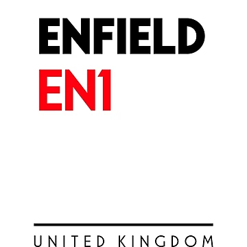 Artwork thumbnail, Enfield EN1 Postal Code by Rajadrone