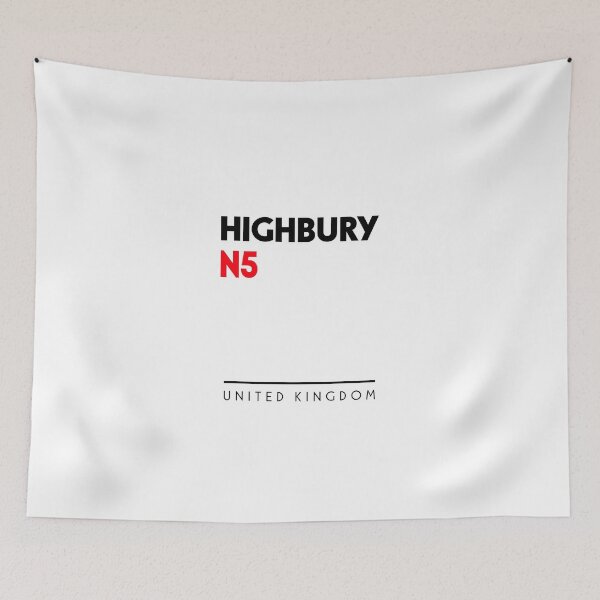 Item preview, Highbury N5 Postal Code designed and sold by Rajadrone.