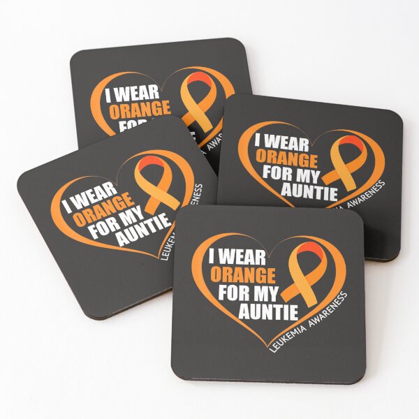 Item preview, I Wear Orange For My Auntie Leukemia Awareness  designed and sold by Miriam Brayan.
