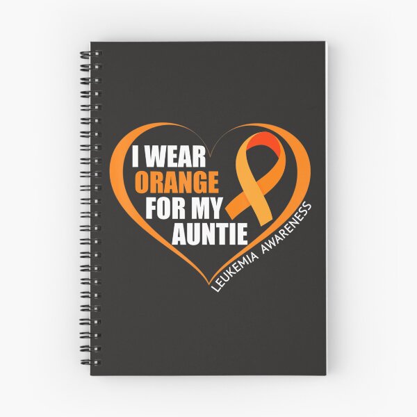 Item preview, I Wear Orange For My Auntie Leukemia Awareness  designed and sold by Miriam Brayan.
