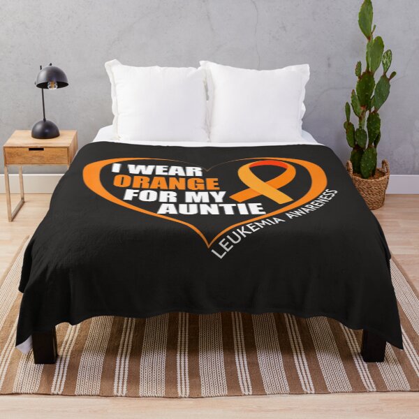 Item preview, I Wear Orange For My Auntie Leukemia Awareness designed and sold by Miriam Brayan.