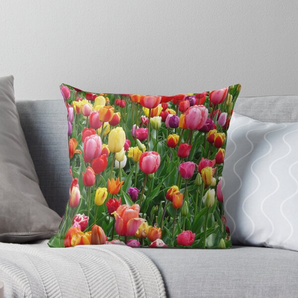 Aperçu de l'œuvre Tulipes - Champs de tulipes - Lit de tulipes - Tulipes colorées - Tulipes en fleurs. créée et vendue par TheNatureTalent.