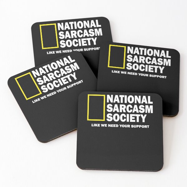 Item preview, National Sarcasm Society Essential T-Shirt designed and sold by ledaelyse827.