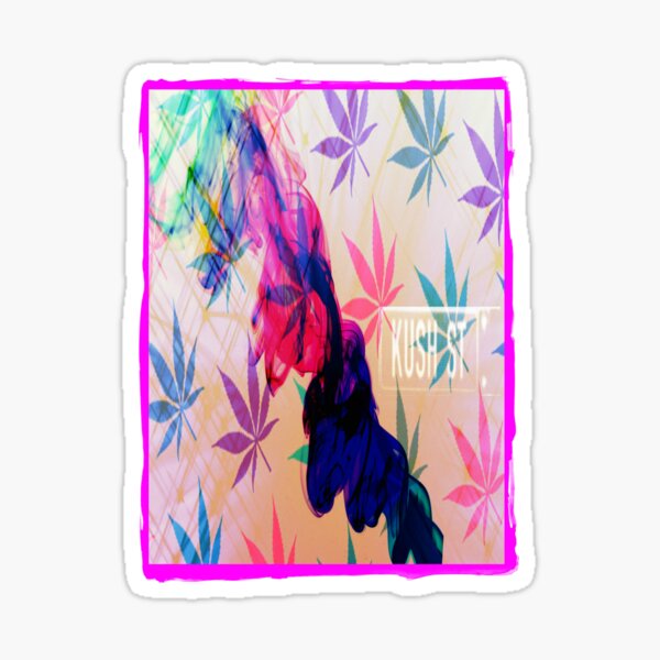 Kush Street - Blue Smoke Sticker