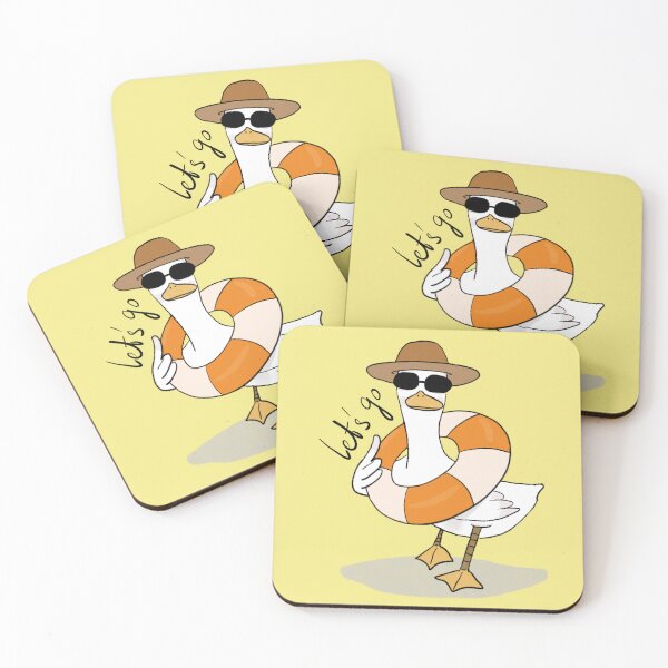 Item preview, Let's go Summer Doo Doo duck designed and sold by LaartStudio.