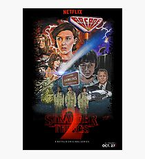 Stranger Things Season Two Fan Poster Photographic Print