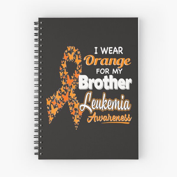 Item preview, I wear Orange for my Brother  Leukemia Awareness  designed and sold by Miriam Brayan.