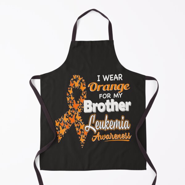 Item preview, I wear Orange for my Brother Leukemia Awareness designed and sold by Miriam Brayan.