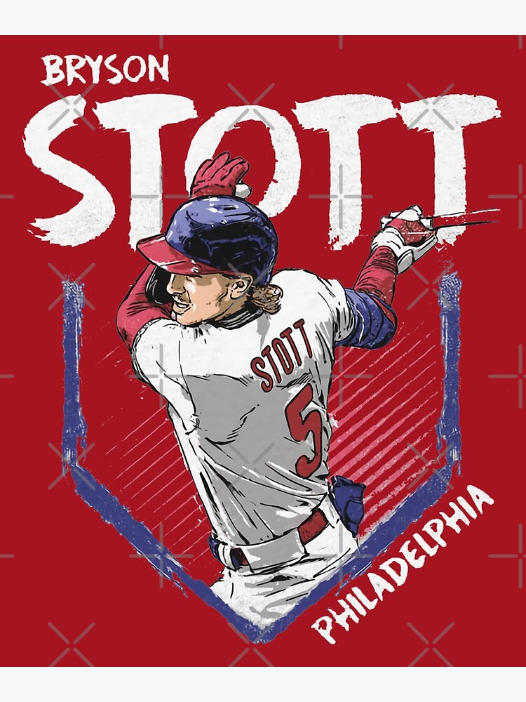 Bryson Stott Philadelphia Phillies Outline Signature shirt