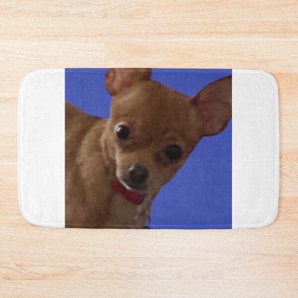 Item preview, Cute Chihuahua on Blue Background designed and sold by Hvll1116.
