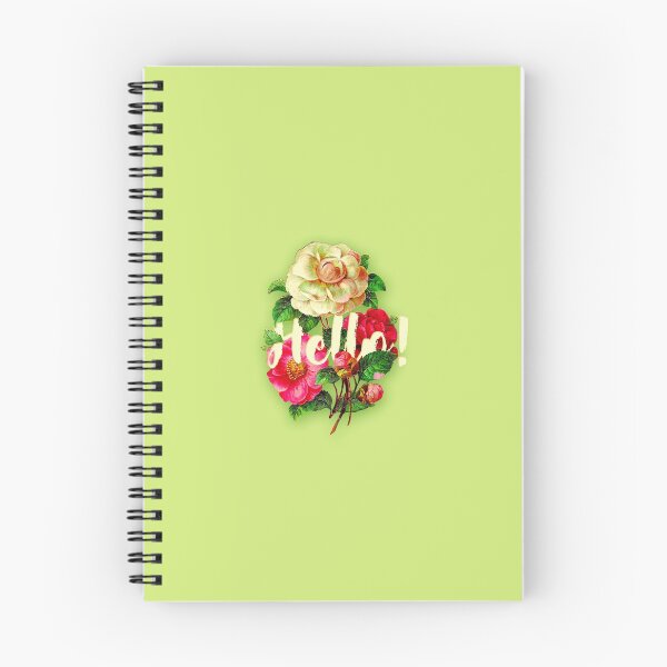 Item preview, Hello Floral Greeting designed and sold by starsfruit.