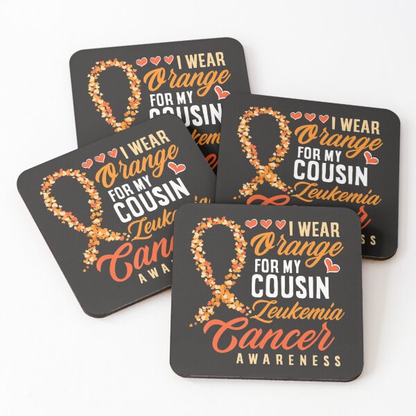 Item preview, I Wear Orange For My Cousin Leukemia Cancer Awareness  designed and sold by Miriam Brayan.