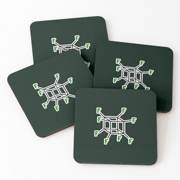 Item preview, Perfluorocubane Molecular Structure designed and sold by Artsy-Chemist.