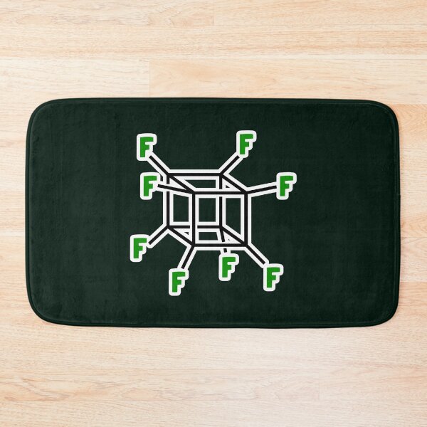 Item preview, Perfluorocubane Molecular Structure designed and sold by Artsy-Chemist.