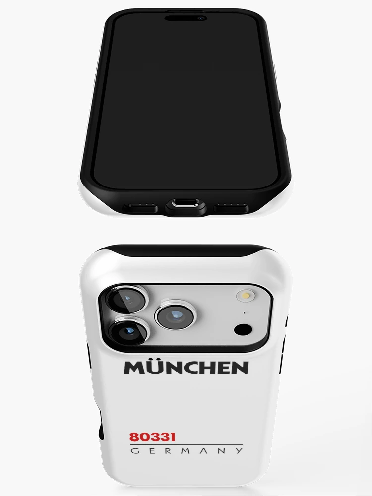 Thumbnail 3 of 4, iPhone Case, Munchen 80331 Postal Code designed and sold by Rajadrone.