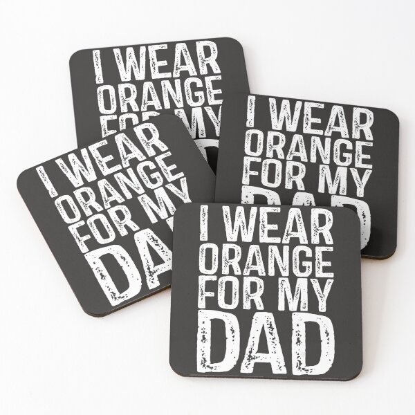 Item preview, I Wear Orange For My Dad Leukemia Awareness  designed and sold by Miriam Brayan.