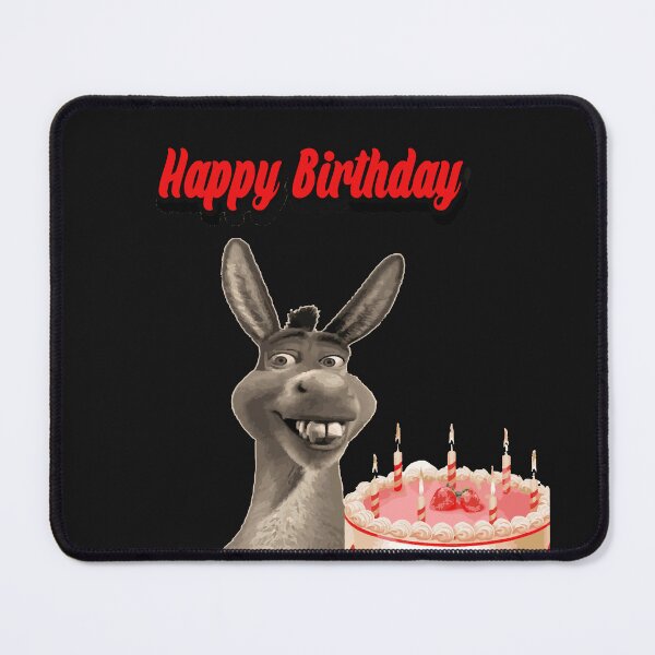 Item preview, Happy birthday , funny donkey designed and sold by ghostart32.
