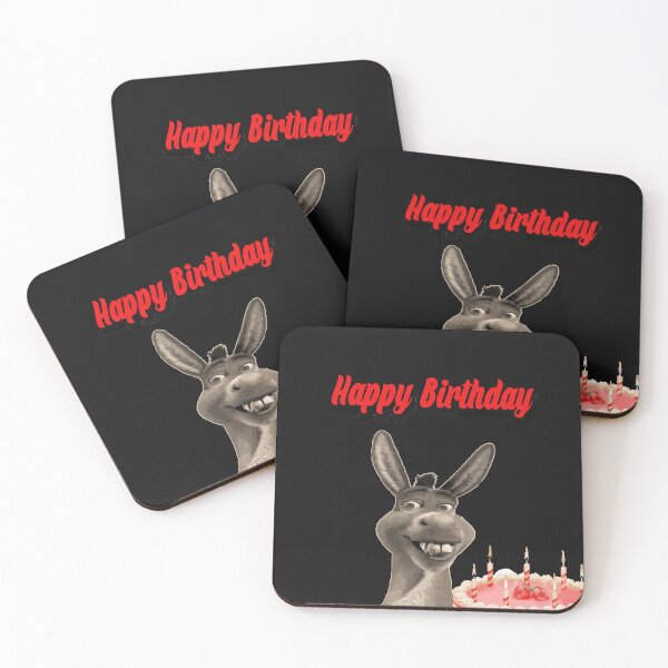 Item preview, Happy birthday , funny donkey  designed and sold by ghostart32.