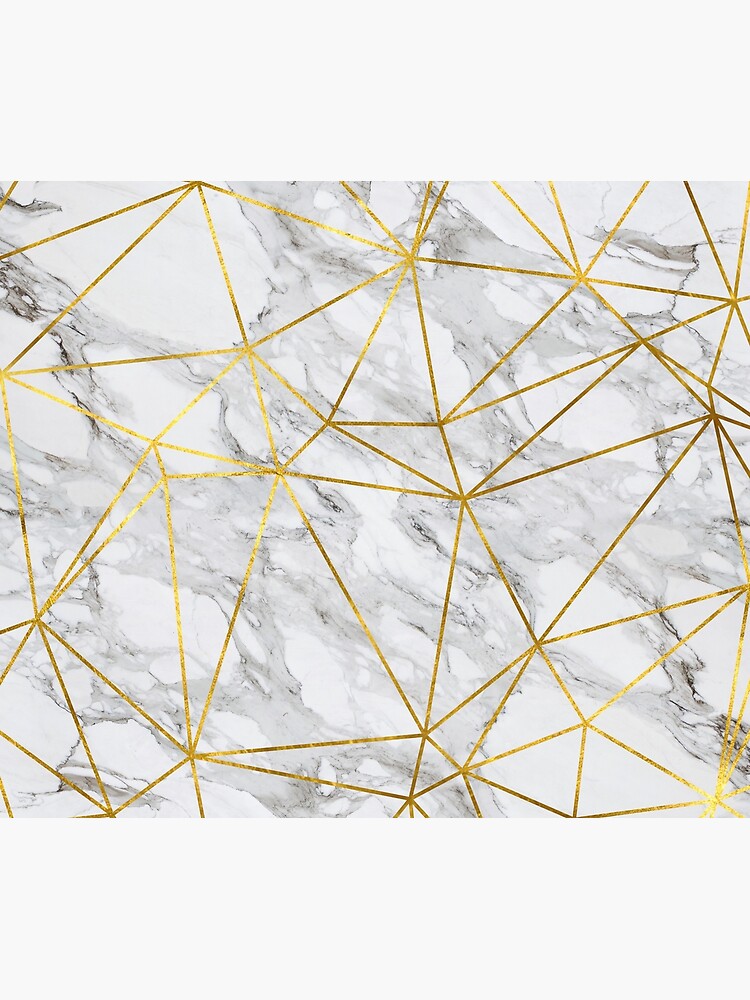 "Marble Geometric Gold Lines Design" Tapestry for Sale by bazzadesigns