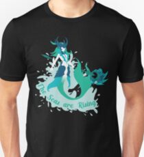 Die Meere sind auf dem Vormarsch Slim Fit T-Shirt