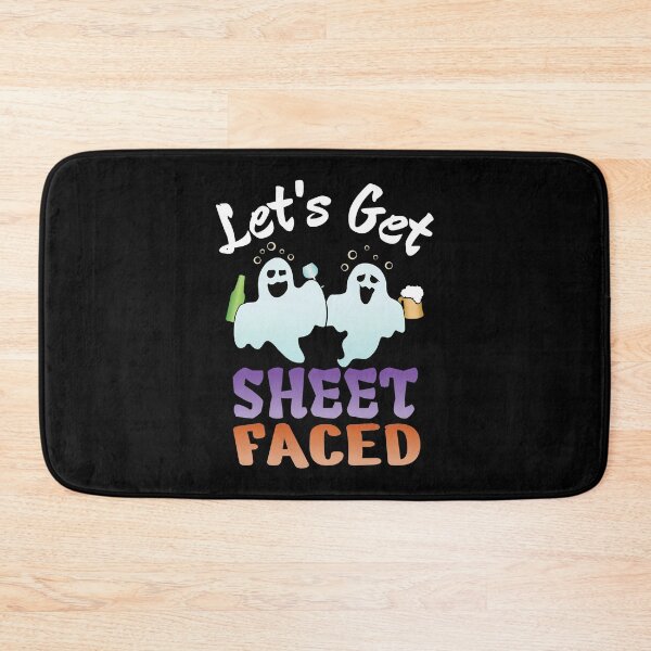 Item preview, Let's Get Sheet Faced, Funny Halloween Clothing, Drunk Ghosts Shirt, Boo Ghost Outfit, Funny Ghost Costume, Halloween Drink Party Apparel designed and sold by praewapy.
