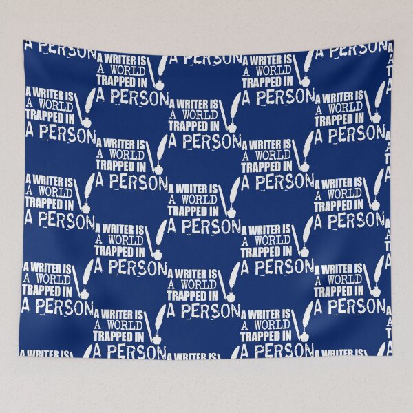 Item preview, A Writer is a World trapped in a Person   designed and sold by JuliaReynod.