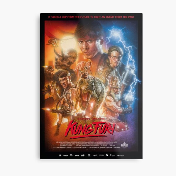 Kung Fury Metal Print