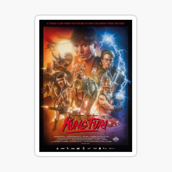 Kung Fury Sticker