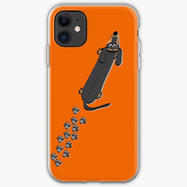 Walked on by a Dachshund iPhone Soft Case