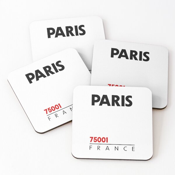 Item preview, Paris 75001 Postal Code designed and sold by Rajadrone.