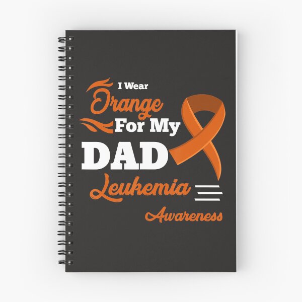 Item preview, I Wear Orange For My Dad Leukemia Awareness 8 designed and sold by Miriam Brayan.
