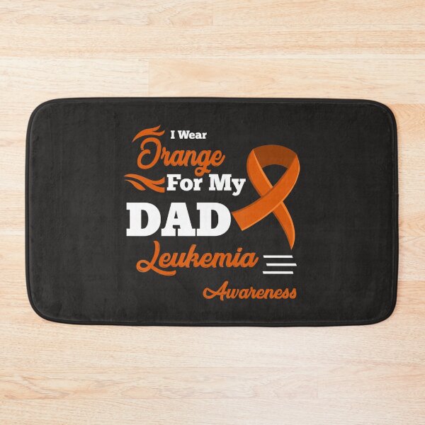 Item preview, I Wear Orange For My Dad Leukemia Awareness 8 designed and sold by Miriam Brayan.