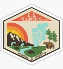 Yellowstone National Park Sticker