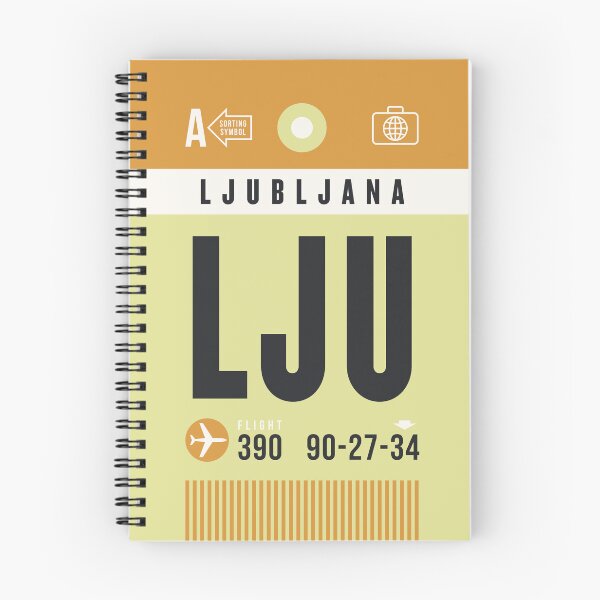 Item preview, Luggage Tag A - LJU Ljubljana Slovenia designed and sold by VoodooCircus.