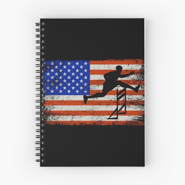 Item preview, American Flag Hurdles Hurdling Hurdler Patriotic designed and sold by CuteDesigns1.