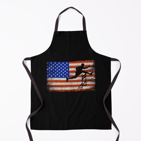 Item preview, American Flag Hurdles Hurdling Hurdler Patriotic designed and sold by CuteDesigns1.