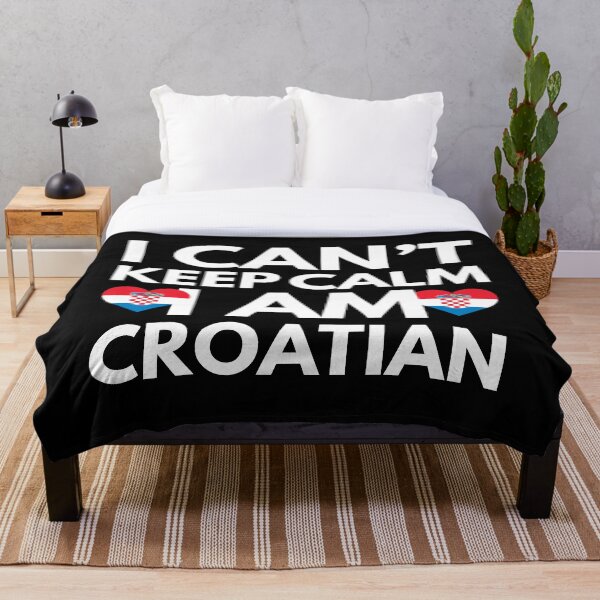 Item preview, I Cant Keep Calm, I am Croatian from Croatia designed and sold by HelloFromAja.