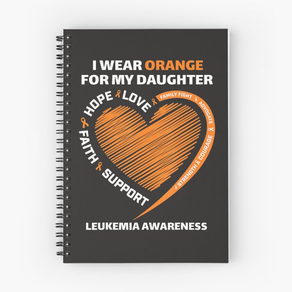 Item preview, I wear Orange for my Daughter  Leukemia Awareness  designed and sold by Miriam Brayan.