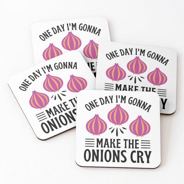Item preview, One Day I'm Gonna Make The Onions Cry - Funny Onion Jokes designed and sold by chetan786.