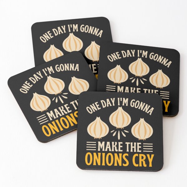 Item preview, One Day I'm Gonna Make The Onions Cry - Funny Onion Jokes designed and sold by chetan786.