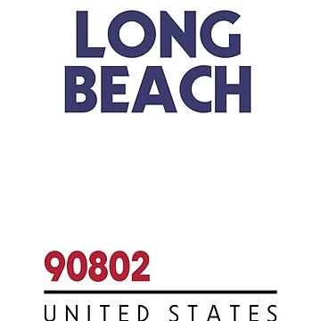 Artwork thumbnail, Long Beach 90802 Postal Code by Rajadrone