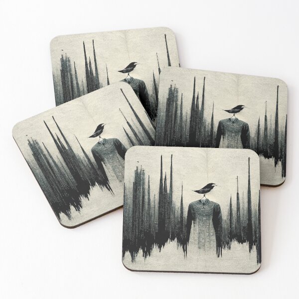 Item preview, The Haunting of the Nightingale Abstract AI Generated Art designed and sold by MeAI-Art.