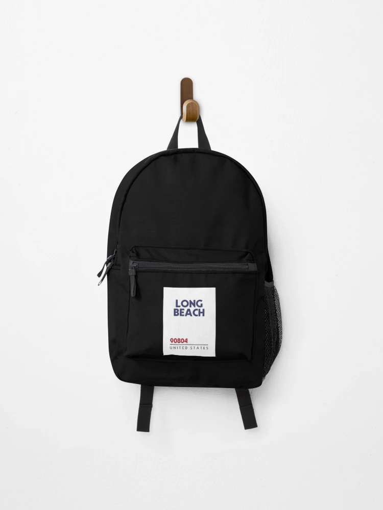 Thumbnail 1 of 3, Backpack, Long Beach 90804 Postal Code designed and sold by Rajadrone.