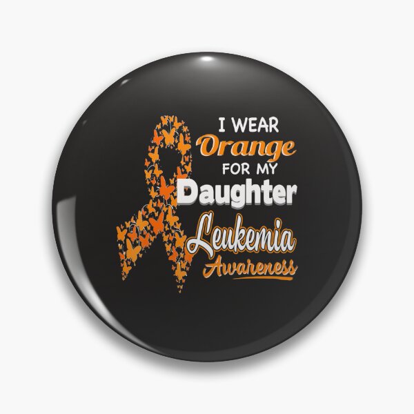 Item preview, I wear Orange for my Daughter  Leukemia Awareness 9 designed and sold by Miriam Brayan.