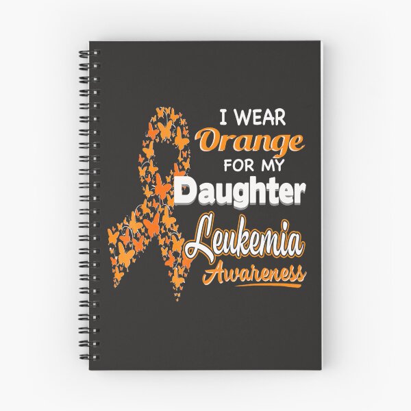 Item preview, I wear Orange for my Daughter  Leukemia Awareness 9 designed and sold by Miriam Brayan.