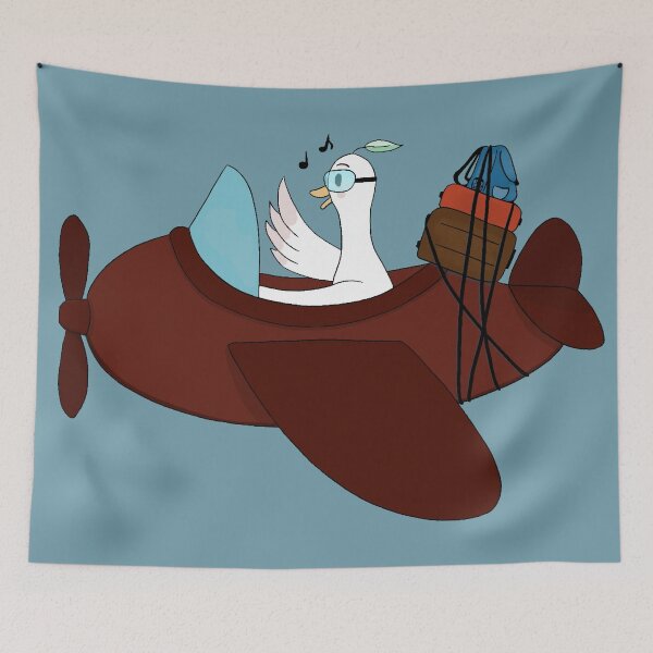 Item preview, Air plane Doo Doo duck designed and sold by LaartStudio.