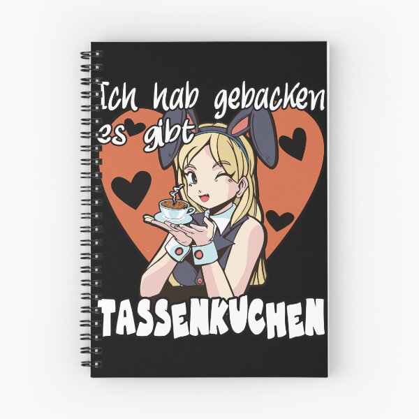 Item preview, Ich hab gebacken es gibt Tassenkuchen Anime Saying designed and sold by Merchandiser099.