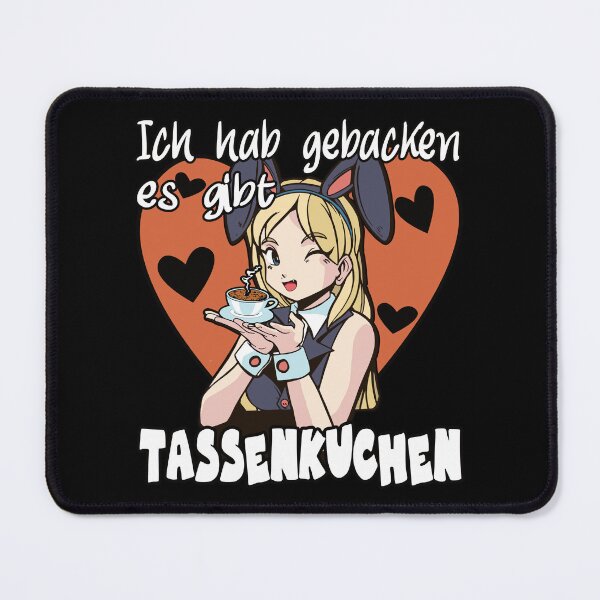 Item preview, Ich hab gebacken es gibt Tassenkuchen Anime Saying designed and sold by Merchandiser099.