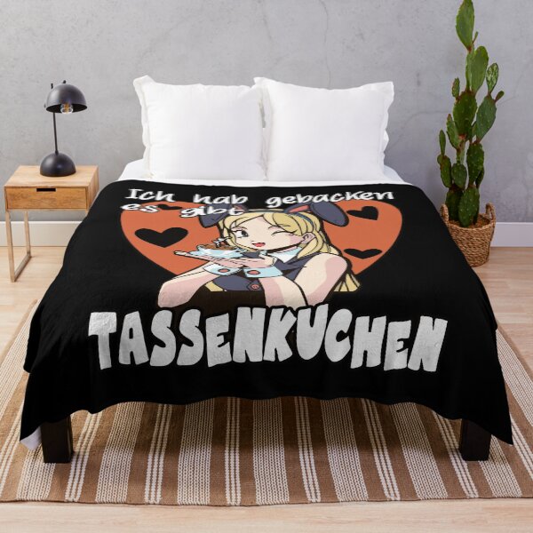 Item preview, Ich hab gebacken es gibt Tassenkuchen Anime Saying designed and sold by Merchandiser099.