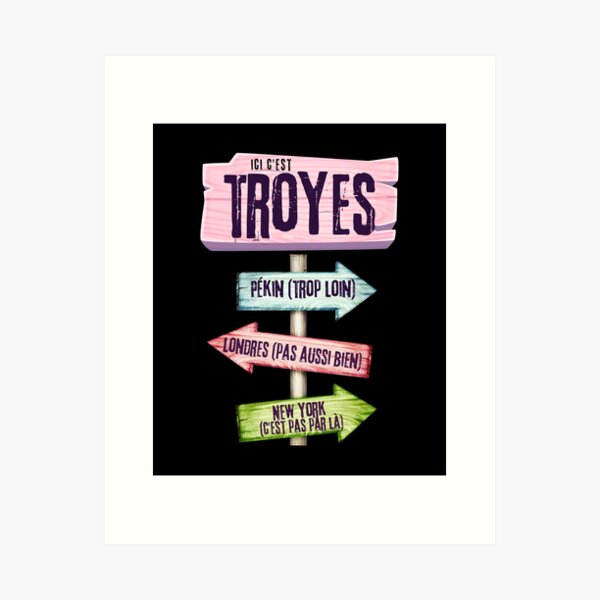 Item preview, Gift man proud to live in Troyes designed and sold by RomualdGR.